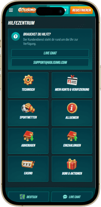 Golisimo Casino Kundenservice